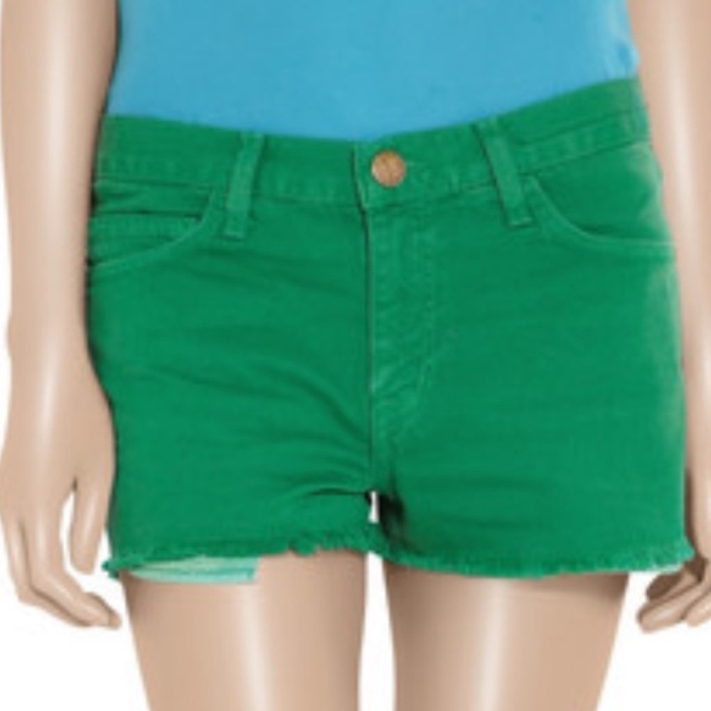Current/Elliot The boyfriend shorts Green 26 EUC